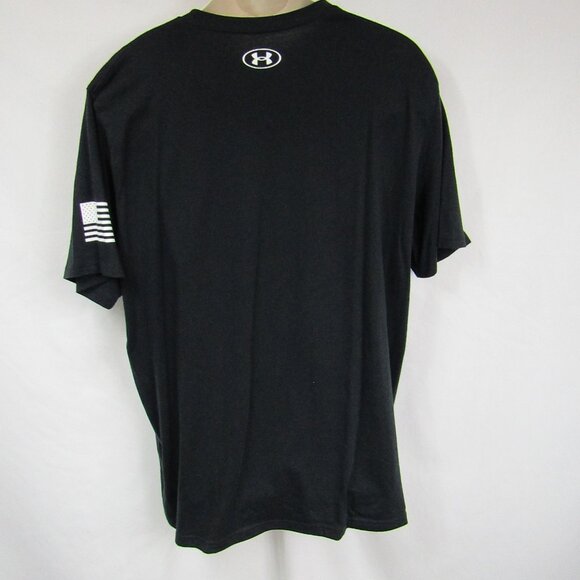 UNDER ARMOUR | FREEDOM | SHORT SLEEVE | T-SHIRT | XXL | RED/WHITE/BLUE - Picture 2 of 4